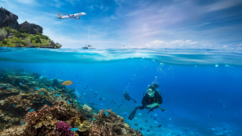 Fiji Airways ocean
